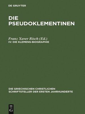 cover image of Die Klemens-Biographie